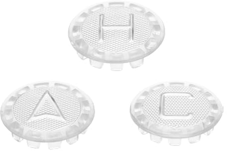 Sinbana 3pcs Clear Hot Cold Water Faucet Indicator for Price Pfister | 0.94in/2.4cm Diameter Faucet Holes for Sinks or Showers, 3-Piece Pack, Easy to Install without Tools, Easy Identification