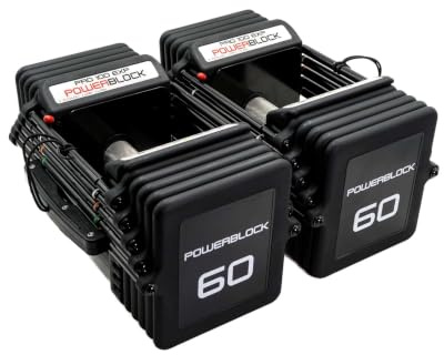 POWERBLOCK Pro 100 EXP Stage 2 - Erweiterungsset für POWERBLOCK Pro 100 EXP Stage 1 - Erweitert das Gewicht von 20 bis 27 kg pro Hantel - Robuste Stahlkonstruktion