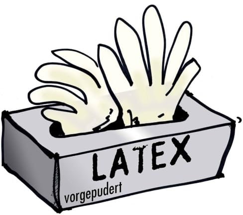 L+D 14699-10 100 St. Latex Einweghandschuh Größe (Handschuhe): 10, XL