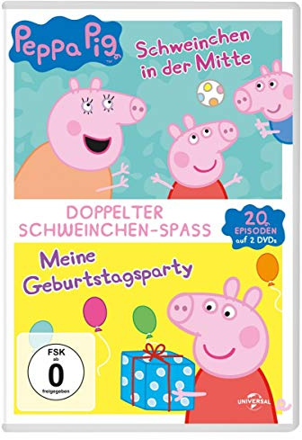 Peppa Pig Doppelpack - Schweinchen in der Mitte & Meine Geburtstagsparty [2 DVDs]