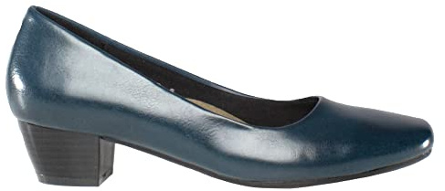 Boulevard Womens/Ladies Low Heel Plain Court Shoes