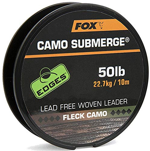 Fox Submerge Camo Lead Free Woven Leader - Vorfachschnur, Tragkraft:50lbs/22.7kg