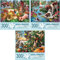 Bits and Pieces - Value Set of Three (3) 300 Piece Jigsaw Puzzles for Adults - Each Puzzle Measures 46cm x 61cm- Farm River Lake River Animal Summer Jigsaws by Artist Larry Jones