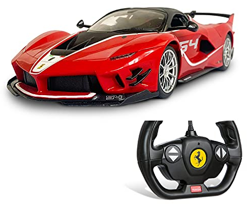 Mondo Motors, FERRARI FXXK EVO, Modell im Maßstab 1: 14, Geschwindigkeit bis zu 10 km / h, Spielzeugauto für Kinder - 63596, Red