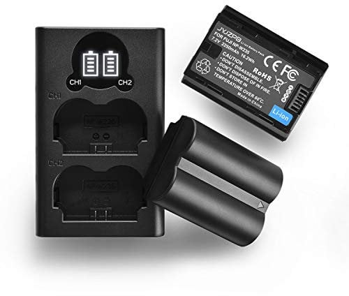 JYJZPB NP-W235 XT4, X-T5 Battery Compatible for Fujifilm, 2-Pack with Charger for Fuji film X-T4, VG-XT4 Vertical Battery Grip, XT5, GFX 100S, X-H2S, GFX 50S II
