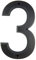 HASWARE Hausnummernschild 6 Zoll (15 cm) Vintage-Stil im Alter von Bronze-Finish Türnummern Beschilderung Plaque Straße Hausadresse Ziffern, Zinklegierung (3)