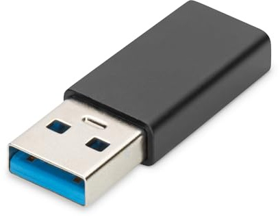 Ewent EW9650 Kabel Gender Changer USB Type-A USB Typ-C Schwarz