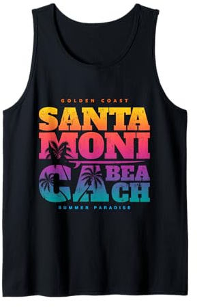 Los Angeles California Dreaming Shirts, Santa Monica Beach Débardeur