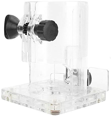 Base rigida per rifinitore, base in plastica per fresa per la lavorazione del legno Base per rifinitore in plastica, accessori eccellenti per rifinitore(Più spesso)