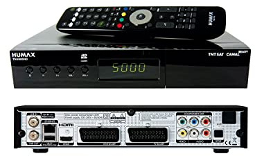 HDME TNT SAT Receiver, TN5000HD Recorder – TNTSAT Karte inklusive, Empfang von TV-Kanälen & Radio auf Satellit, Time Shift, Wiedergabe von Multimedia-Dateien, Ethernet-Netzwerkmodus