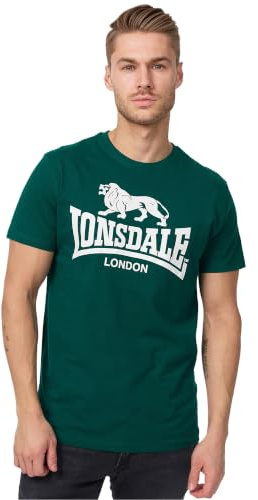 Lonsdale Men's Sports Shorts, Bottle Green, 5XL