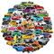 AUCEKO 50 Stück Klassische Autos Aufkleber Pack Vintage Car Sticker Set wasserdichte Vinyl Sticker für Laptop Kinder Autos Motorrad Fahrrad Skateboard Gepäck Koffer Computer Aufkleber Graffiti Decal