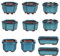 Lot de 10 mini pots de fleurs pour bonsaï 4,5 cm