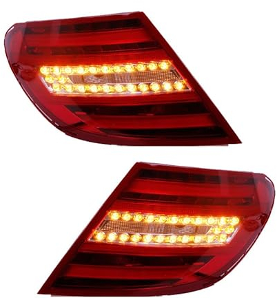 OQHAIR rückleuchten Rücklicht-Modifikation, Rückleuchte, Rücklicht-Baugruppe, Rücklicht Für Benz W204 C-Klasse C180 C200 C260 C63 2009 2010 2011–013