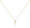 Mary & Jules Perlenkette Damen Gold, Kette Damen Gold aus 925 Sterling Silber vergoldet mit echter Süßwasserperle, Geschenk für Frauen & Mädchen, aus recyceltem Silber