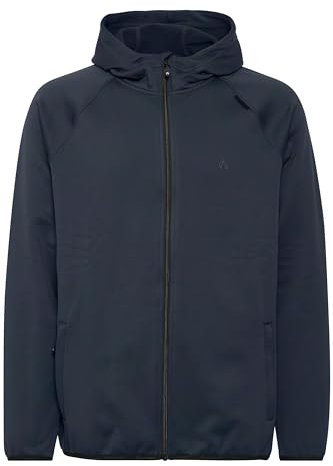 NORTH BEND NBBartos Fleecejacke atmungsaktiv mit Kapuze Power-Stretch-Fleece, Größe:XL, Farbe:Navy Blazer (2048)