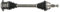 PASCAL Antriebswelle G2W038PC vorne links Golf IV Schrägheck (1J1) 545mm