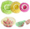 60 Pcs Reusable Food Covers, Plate Covers for Food, Elastic Food Covers Dust Proof Semi Transparent Food Cover, Suitable for Food/Fruit/Vegetable/Meat/Canned Preservation