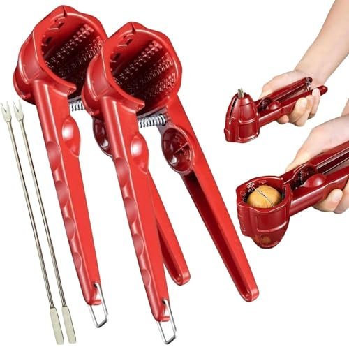 Pelador de pipas de girasol, pelador manual de pipas de girasol, utensilio de cocina cascanueces, cascanueces cascanueces antisalpicaduras de nueces (2pcs)