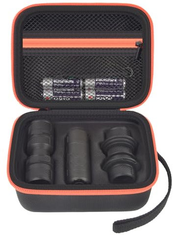 PAIYULE Case Compatible with FLEXTAILGEAR Pump 1.2 oz Air Pump for Inflatables Storage Bag Holds Portable Inflator, 6Pcs Air Nozzles More Accessories Organizer(Box only)