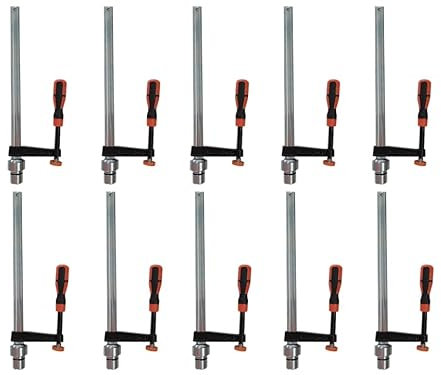 PMC-DESIGN Lot de 10 serre-joints pour table de soudage D28 300 x 80 mm