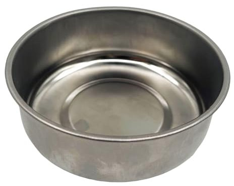 Eson Shaving Soap Bowl, Classic Stainless Steel Shaving Soap Bowl for Shaving Soap, Durable and Elegant Design for a Superior Shaving Experience (Classic 3.5x10cm)