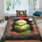 SUFFERBOW Grinch 3D Gedruckter Christmas Bettwäschegarnitur Bettbezug Set Für Kinder Mädchen Jungen Und Kissenbezüge Bettwäsche Reissverschluss Weich Microfaser 2 Teilig Single（135x200cm）
