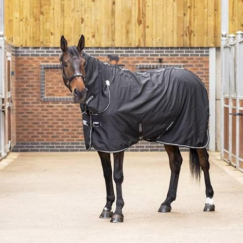Shires Tempest 0g Lite Combo Stable Rug - Black 5'9 / 69, Black