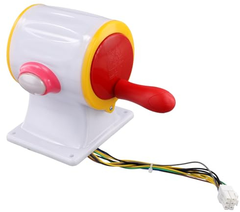 Faeymth Joystick con Manivela de Pesca de 12 V, Botón de Captura y Caza, Controlador para Máquina de Videojuegos