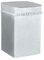 Siepificius Funda para lavadora, secadora automática, protector de lavadora para hogar, hotel, baño, baño, accesorios de tela, color plateado, S, Plata L, L, como se muestra en la