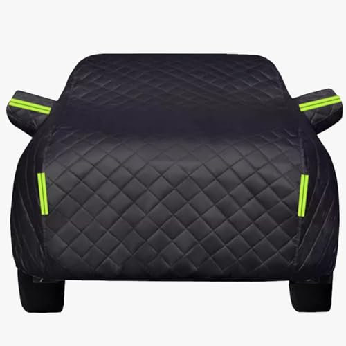 Hail Proof Car Cover for 𝖳esla 𝖬odel X (2015-2024) Accessories with Reflective Strips,Thick Cotton,Custom Fit All Weather Protection Outdoor Car Covers for Outside Storage