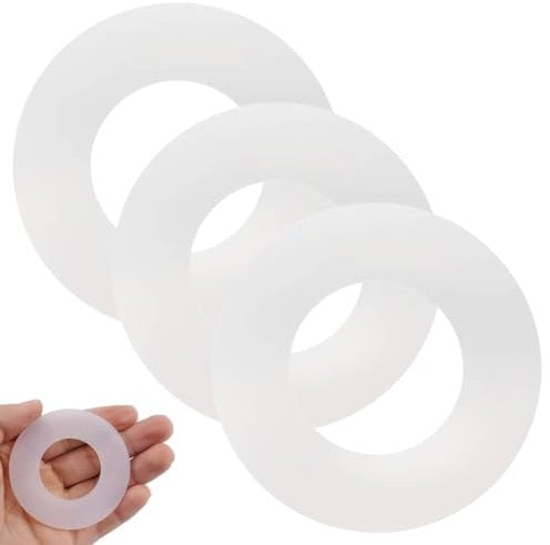HAMKU 3 Stück Heberglockendichtung,63 Mm X 32 Mm X 3 Mm Kompatibel Mit Geberit Spülkasten Dichtung-Set,Glockendichtung Und Bassindichtung