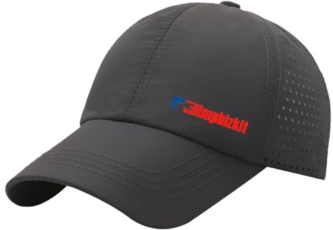 QATOBI Outdoor Basecap Für Herren Li-mp Bi.zk.it Lustiges,Freizeit Baumwolle Outdoor Trucker Cap,Sonnenschutz Trucker Cap Für Männer Frauen, Panel Cap(Dark Grey)