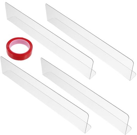FUTUREORYY Pet Windowsill Protector 4pcs Set (35x7cm Non-magnetic) Nano Adhesive, Scratch-resistant Window Guard for Dogs and Cats, Sturdy Claw Protection for Home and Car Windows