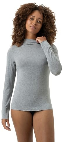 Mey Tagwäsche Serie Cozy Cashmere Damen Homewear-Oberteile Dusty Grey Melange (L)