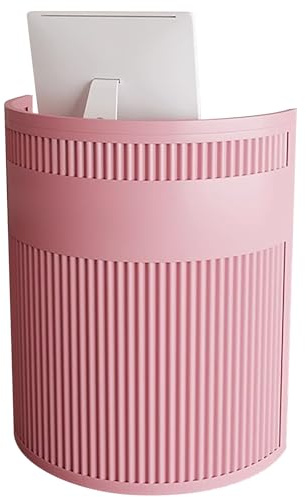 ZAFDZSW Empfangstheke Modern mit Tresen, Gebogener Tragbarer Kassentisch für Salon, Geschäft oder Bar(Pink,23.6in/60cm)