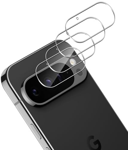 TUTUO Kamera Schutzfolie für Google Pixel 9 Pro Kameraschutz für Panzerglas, [4 Stück] Kamera Schutz Glas, 9H Härte Anti-Kratzer HD Kameraprotektion Folie