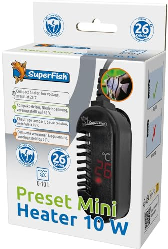 Superfish Preset Mini Aquarium Heater 10W