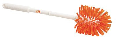 haug bürsten ANTIBAC Toilettenbürste mit Griff ø90mm, PBT Orange, ø0,50mm Hart