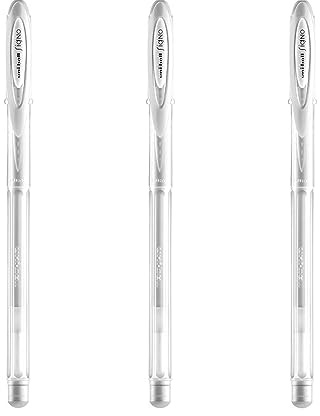 UNI-BALL SIGNO UM-120AC White Gel Ink Rollerball [Pack of 3]