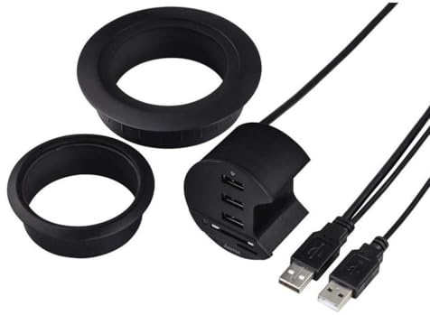 Hama 00005414 USB 2.0 480Mbit/s Schwarz Schnittstellenhub - Schnittstellen-Hubs (USB 2.0, USB 2.0, MicroSD (TransFlash), MicroSDHC, SD, SDHC, SDXC, 480 Mbit/s, Schwarz, USB)