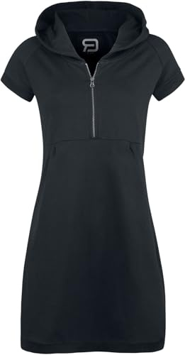 RED by EMP Damen schwarzes Kleid mit Kapuze XXL