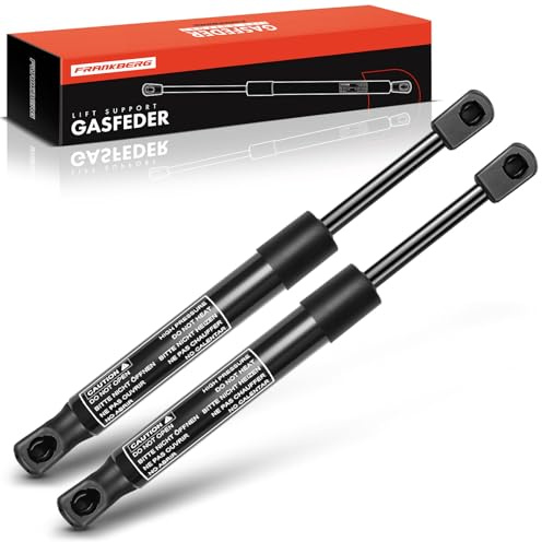 Frankberg 2x Universal Gasfeder Gasdruckdämpfer Gasdruckfeder Dämpfer 610N | Länge(Lochmitteabstand) [mm]: ca. 295, Ausschubkraft [mm]: ca. 90, Kolbenstangendurchmesser: 8, Gehäusedurchmesser: 18