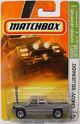 Matchbox Chevrolet Chevy Silverado 2008 Outdoor Adventure Series 1:64 Scale Collectible Druckguss Metall Spielzeug Auto Modell Pickup Truck #87