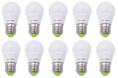 E27 3,0 Watt SMD LED Keramik Glühbirne AC/DC 12V 30W Glühlampe Ersatz Home Lighting Kronleuchter Tischlampen Warmweiß Packung mit 10