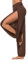 ASKSA Damen Hochschlitzige Haremshose Frauen Hippie Split Sport Hose Fitness Stretchhose Loose Fit Yogahose Sporthose (Kaffee,M)