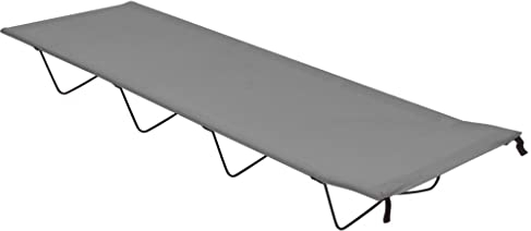 vidaXL Campingbett Feldbett Campingliege Feldliege Klappbett Liege Gästebett Sonnenliege Gartenliege Strandliege 180x60x19cm Oxford-Gewebe Stahl Grau