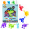 Anyinkai 28PCS Saugnapf Spielzeug Kinder,Saugnapf Figuren,Saugspielzeug Kinder,Saugnapf Silikon Spiel,Pop Sucker,Twibble,Saugnapf Spiel,Sucker Toy,Sucker Toys Darts,Silikon Bausteine