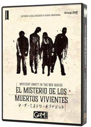 GDM Games (GDMG6) - El Misterio de los Muertos vivientes - Mystery Party in The Box Series - Juego de Mesa - Role Play Game - de 7 a 9 Jugadores - a Partir de 15 años. 180 min, GDM2155