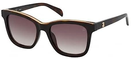 TOUS Damen Stob46 V Sonnenbrille, Braun, Hochglanz (Shiny Dark Havana), 66